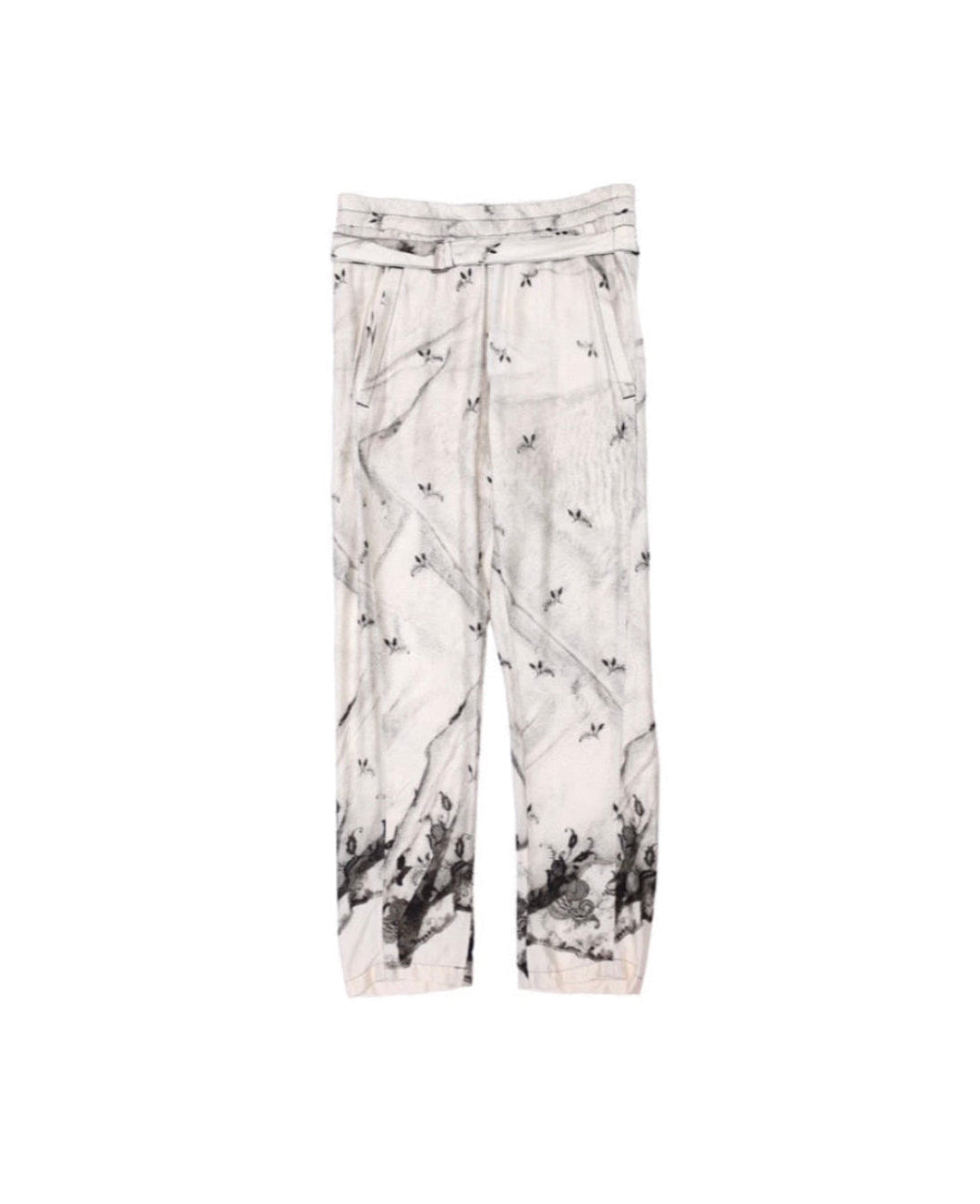 ANN DEMEULEMEESTER LACE PATTERN PANTS