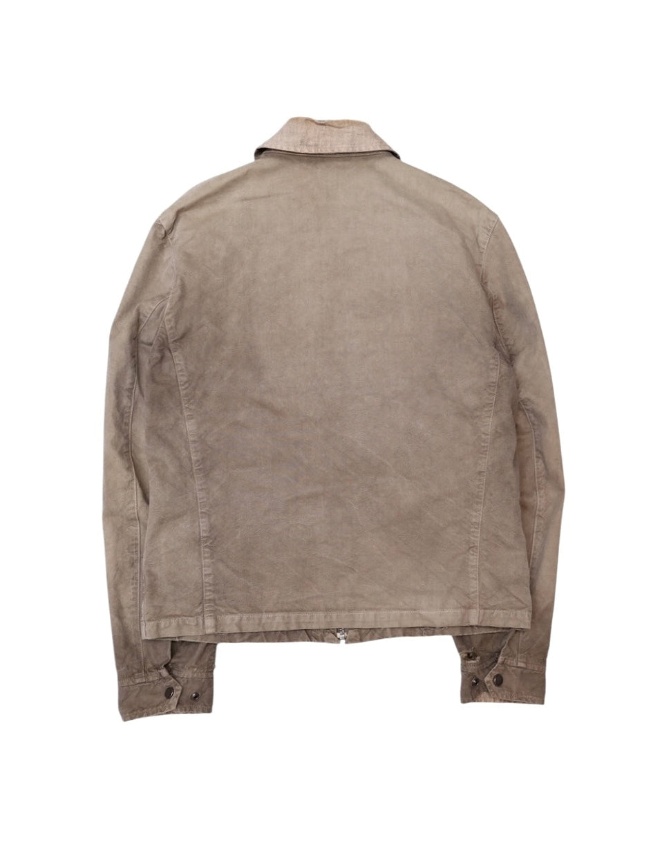 C.P.COMAPNY DAMAGED ZIP UP JACKET