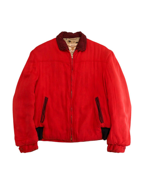 1950-1960s PADDED WOOL GABARDINE JACKET