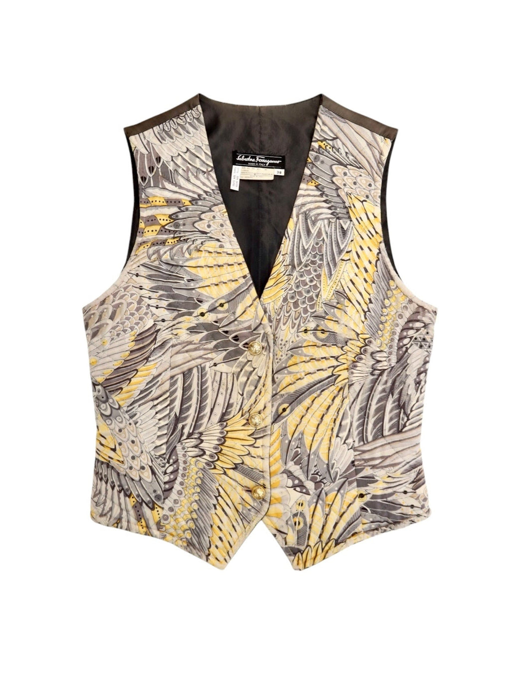 SALVATORE FERRAGAMO SILK VEST