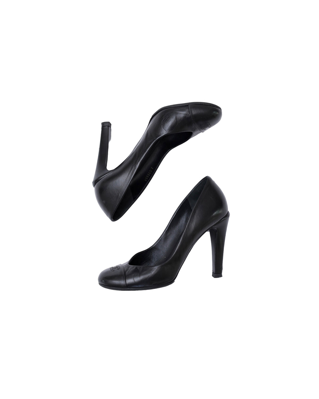 CHANEL LOGO HIGH HEELS