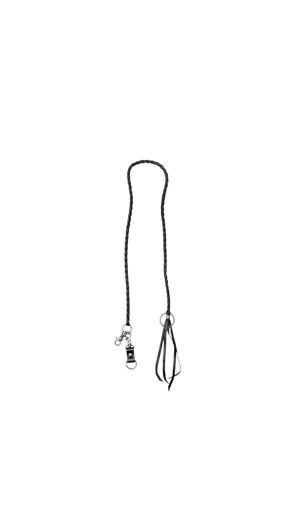 2010aw ANN DEMEULEMEESTER BRAIDED LEATHER WALLET CHAIN