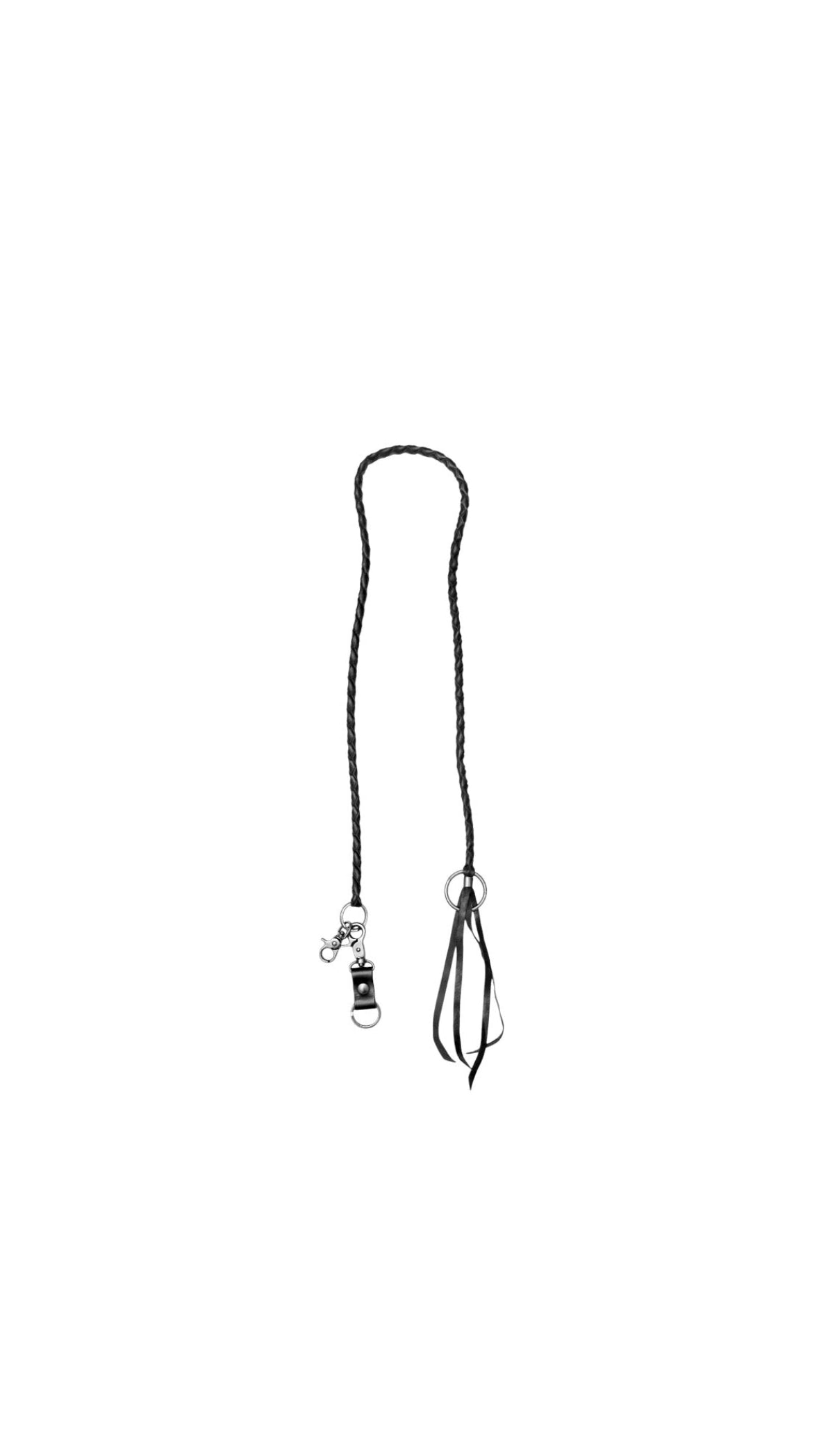 2010aw ANN DEMEULEMEESTER BRAIDED LEATHER WALLET CHAIN