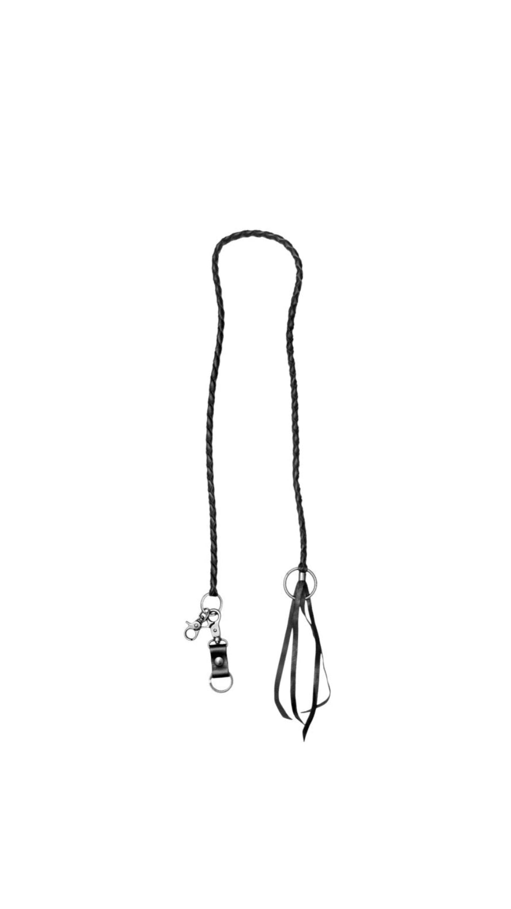 2010aw ANN DEMEULEMEESTER BRAIDED LEATHER WALLET CHAIN