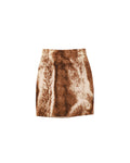 GIANFRANCO FERRE FUR PATTERN SKRT