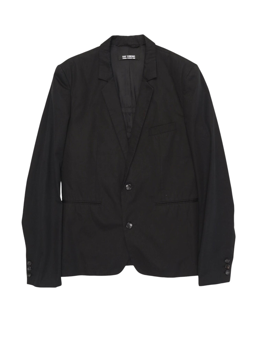 2008SS RAF SIMONS GATHERED BACK BLAZER