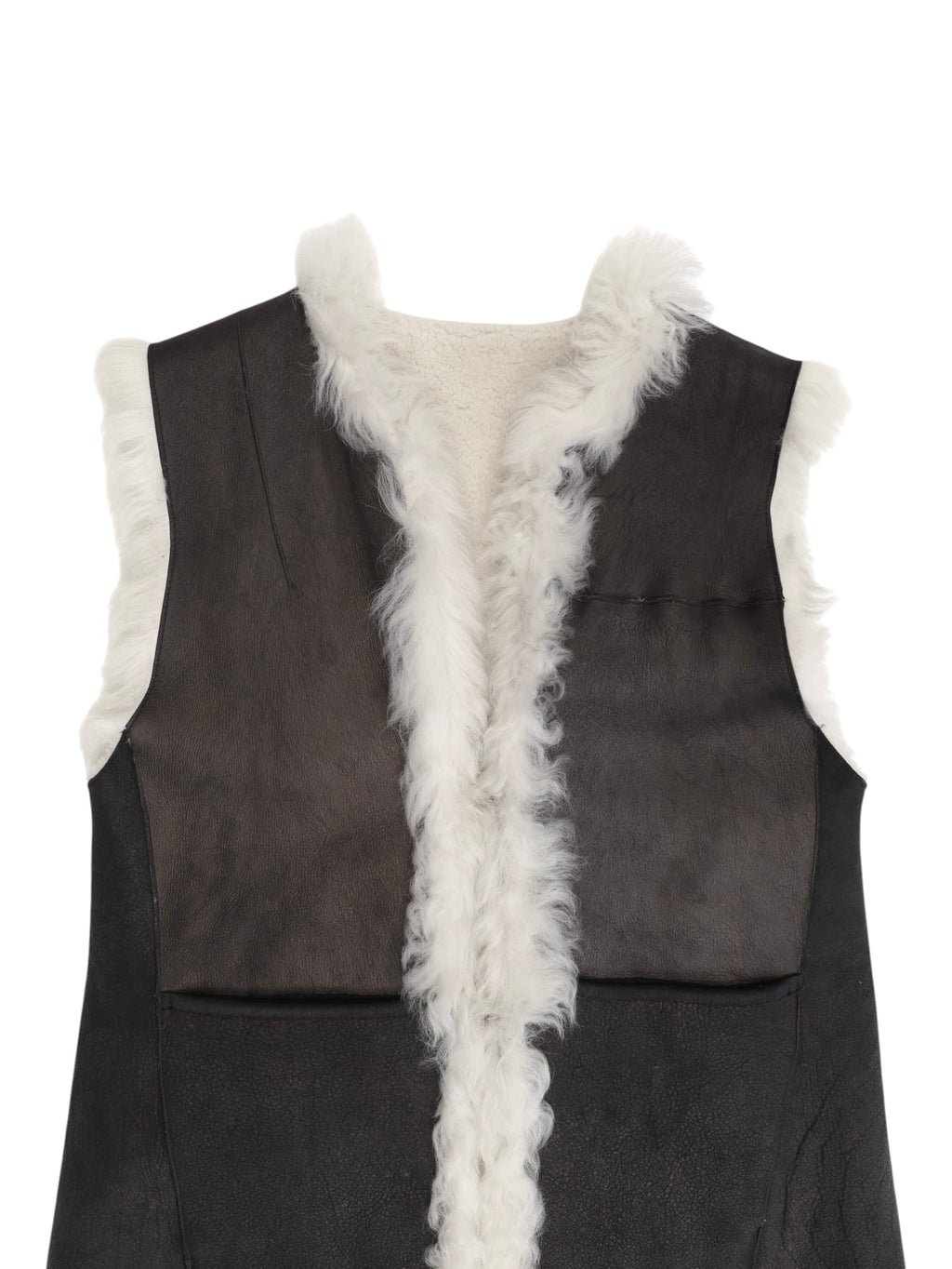ANN DEMEULEMEESTER SHEEP SKIN FUR VEST