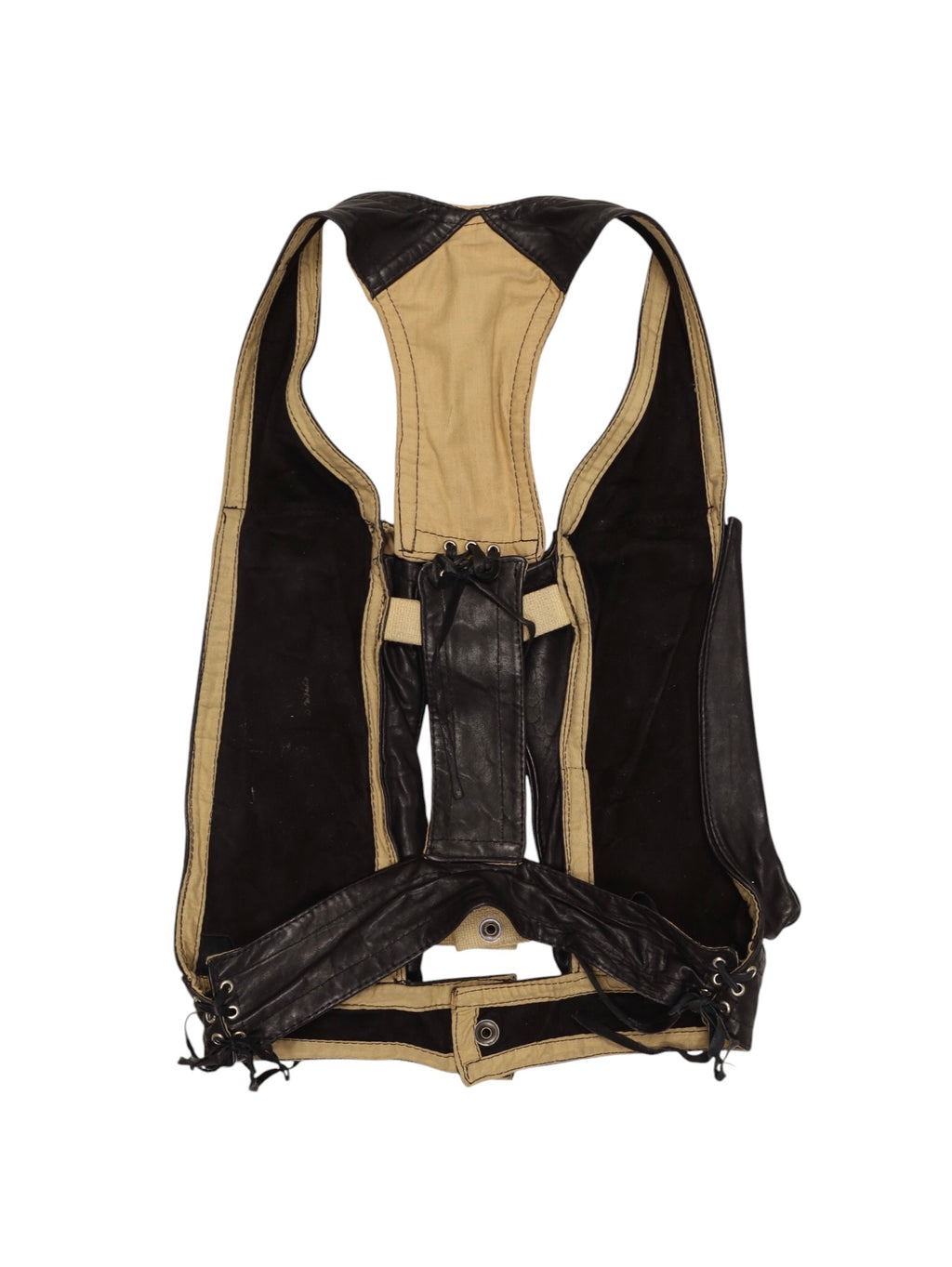 1980-1990s CHEVIGNON LEATHER VEST