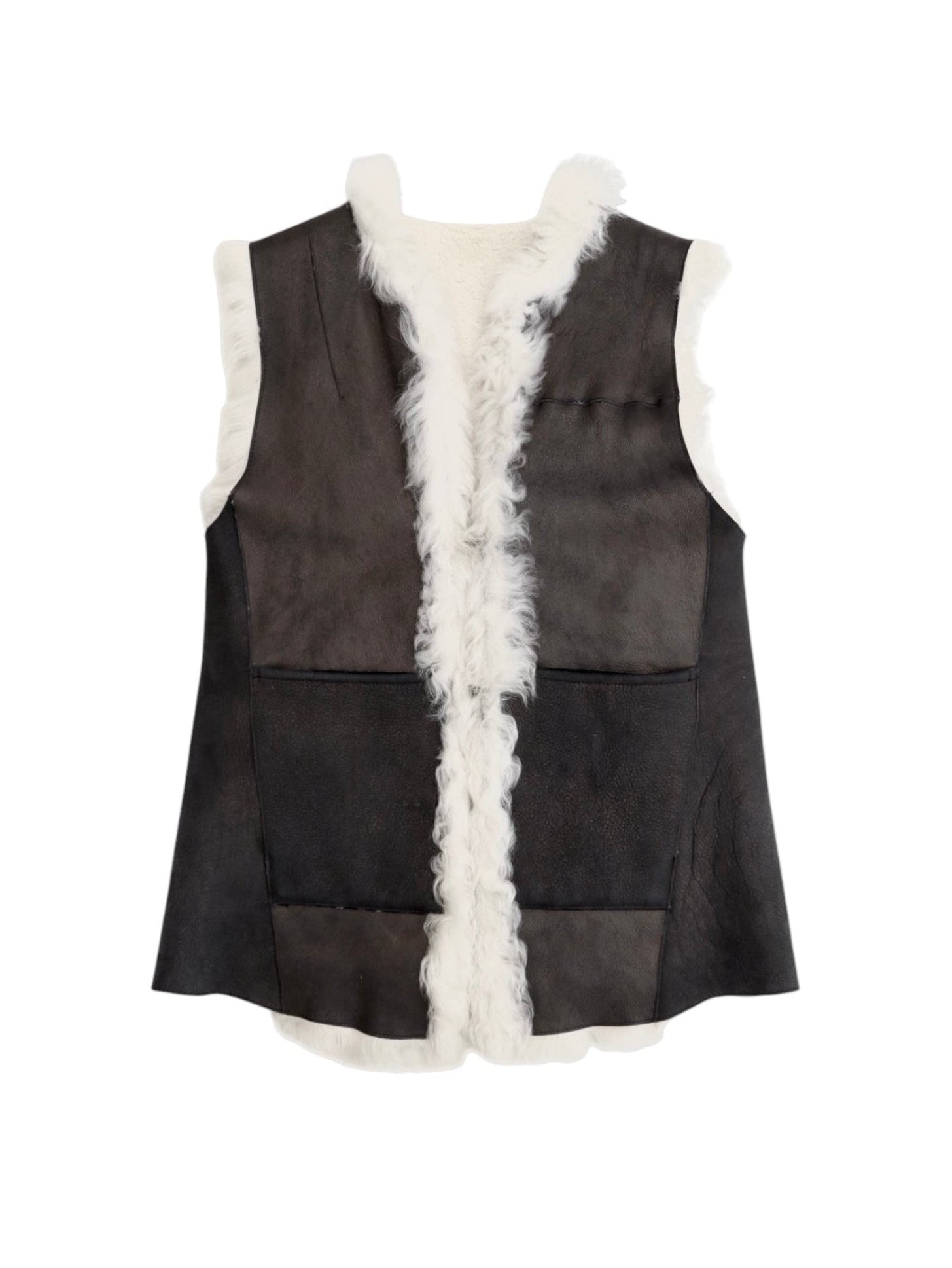 ANN DEMEULEMEESTER SHEEP SKIN FUR VEST