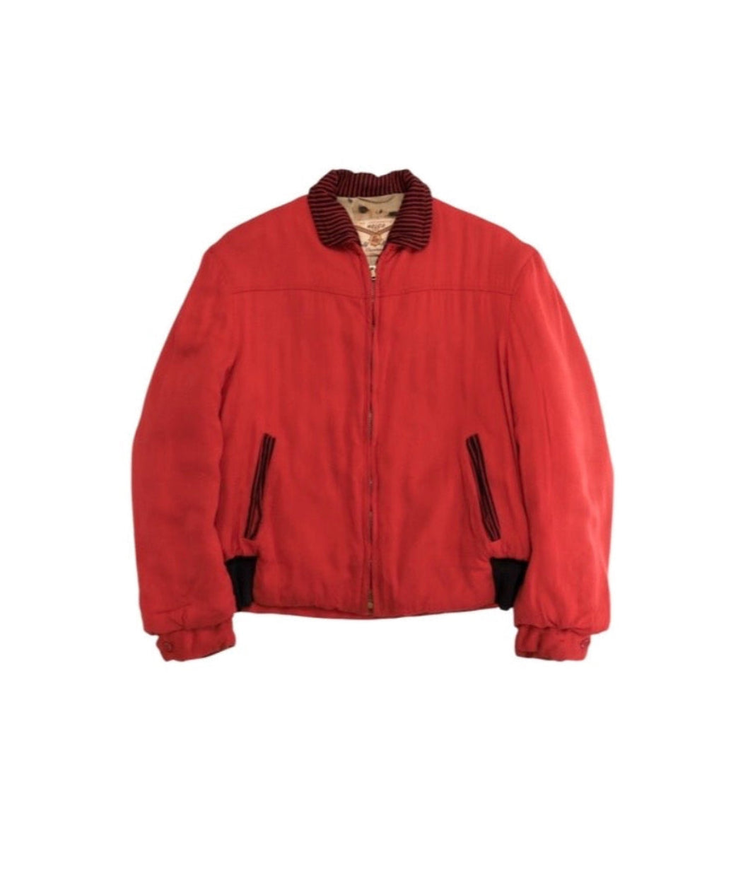 1950-1960s PADDED WOOL GABARDINE JACKET