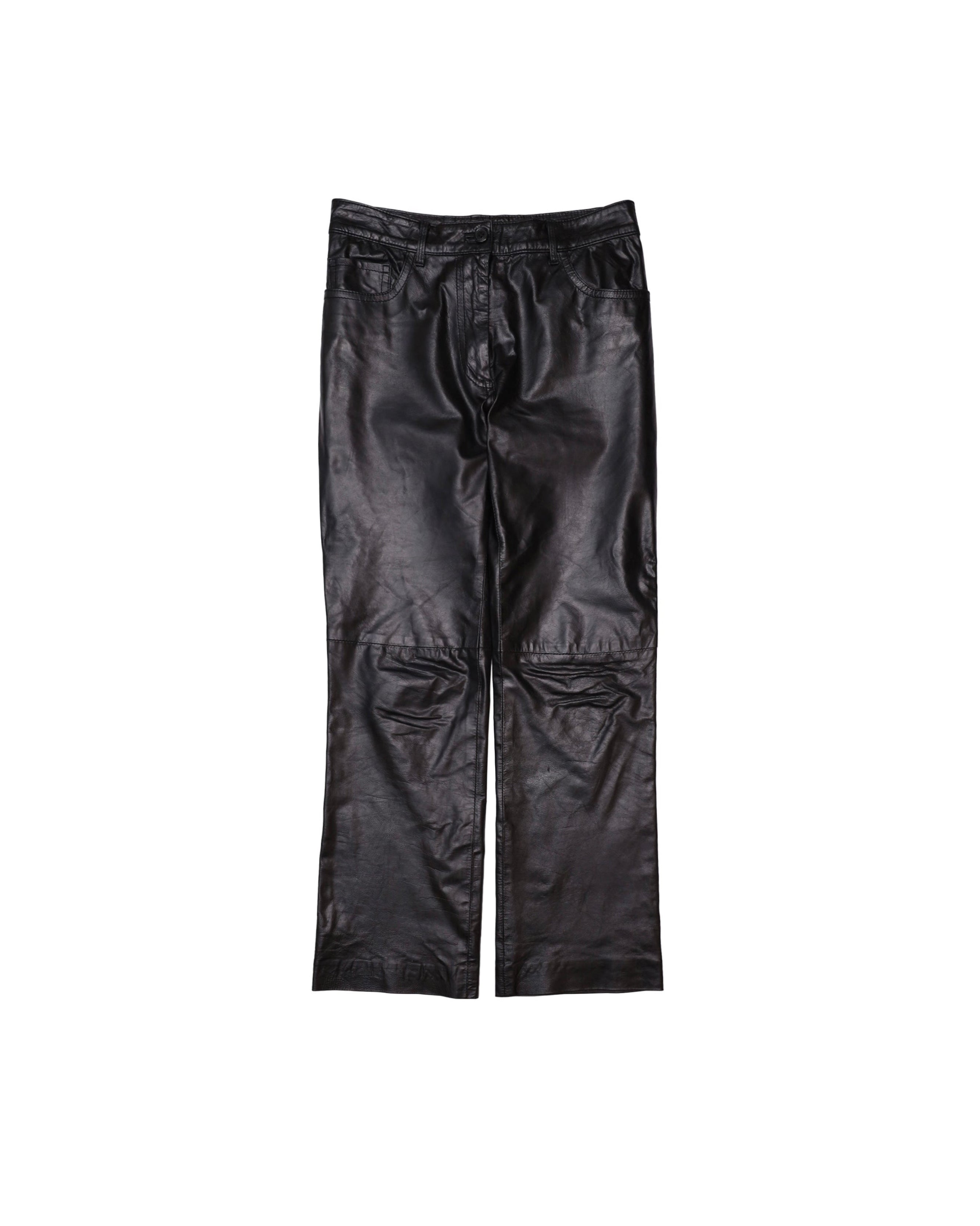 ANN DEMEULEMEESTER LEATHER PANTS