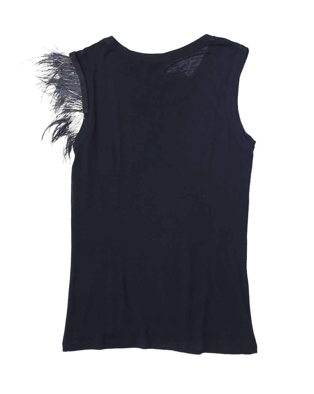 ANN DEMEULEMEESTER FEATHER TANK TOP
