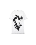 ANN DEMEULEMEESTER BACK OPEN LONG T-SHIRTS