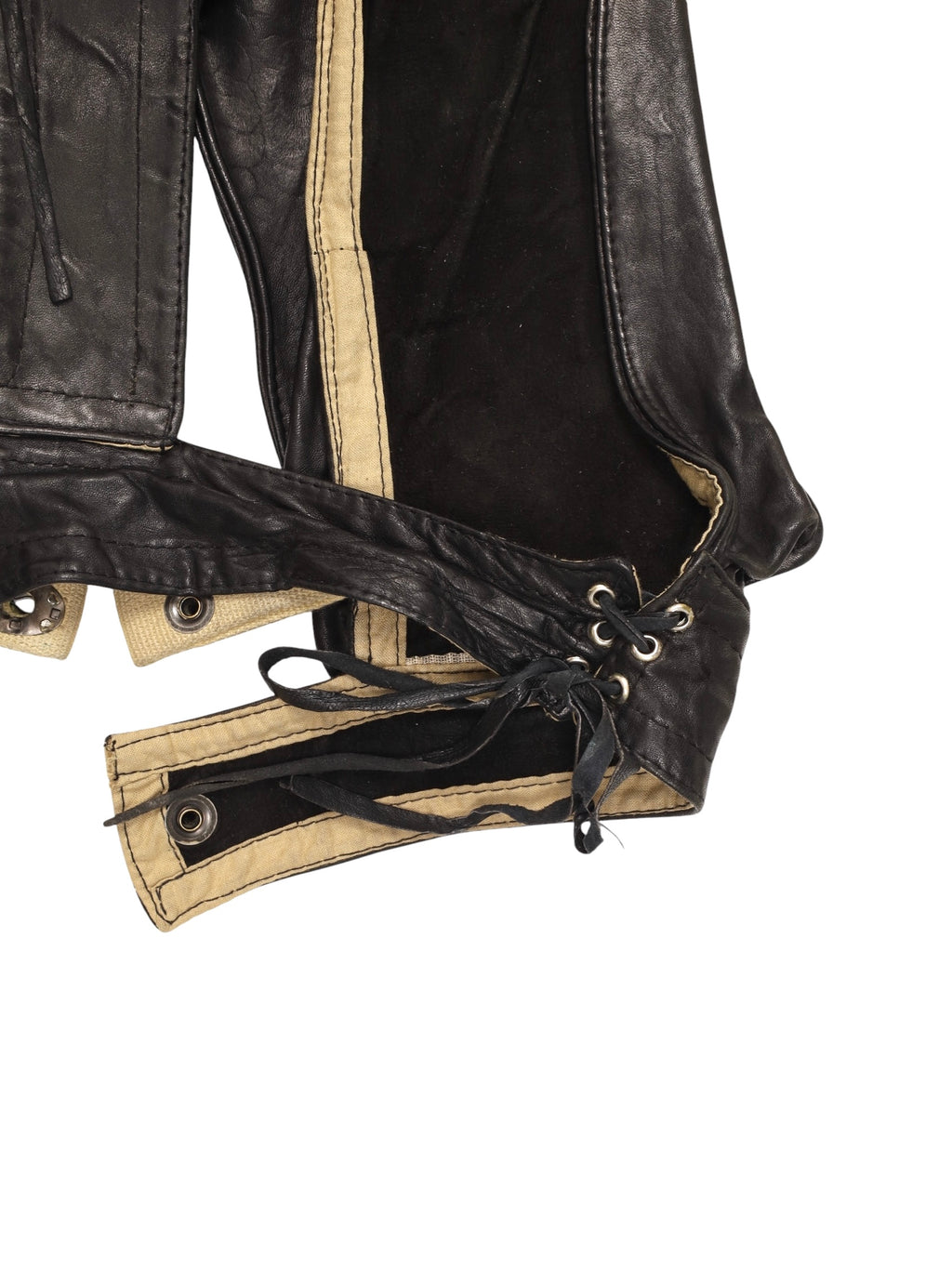 1980-1990s CHEVIGNON LEATHER VEST