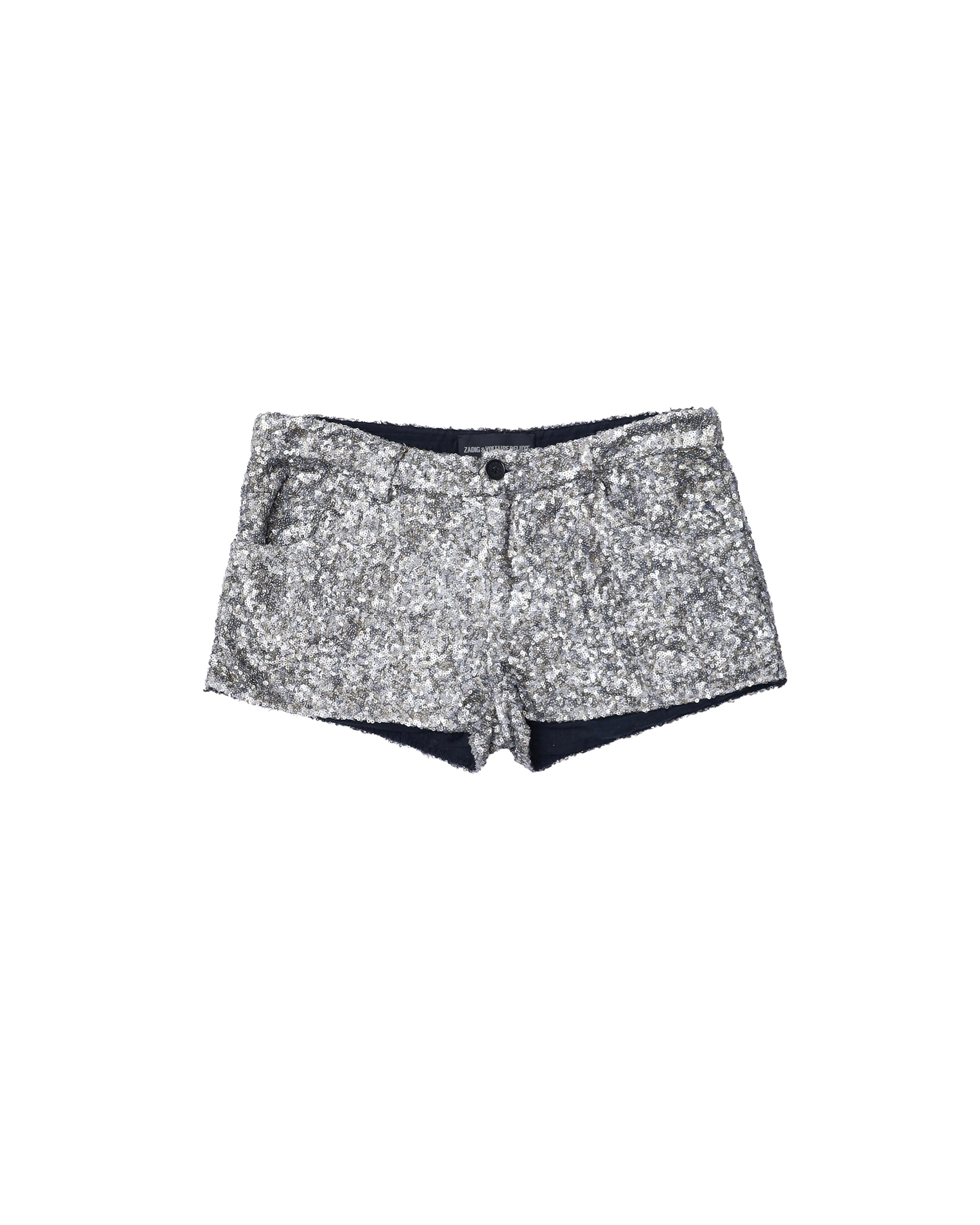ZADIG&VOLTAIRE DELUX SEQUINS SHORTS