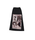 JEAN PAUL GAULTIER POWER NET LONG SKIRT