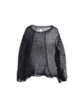 YOHJI  YAMAMOTO POUR HOMME MESH KNIT SWEATER