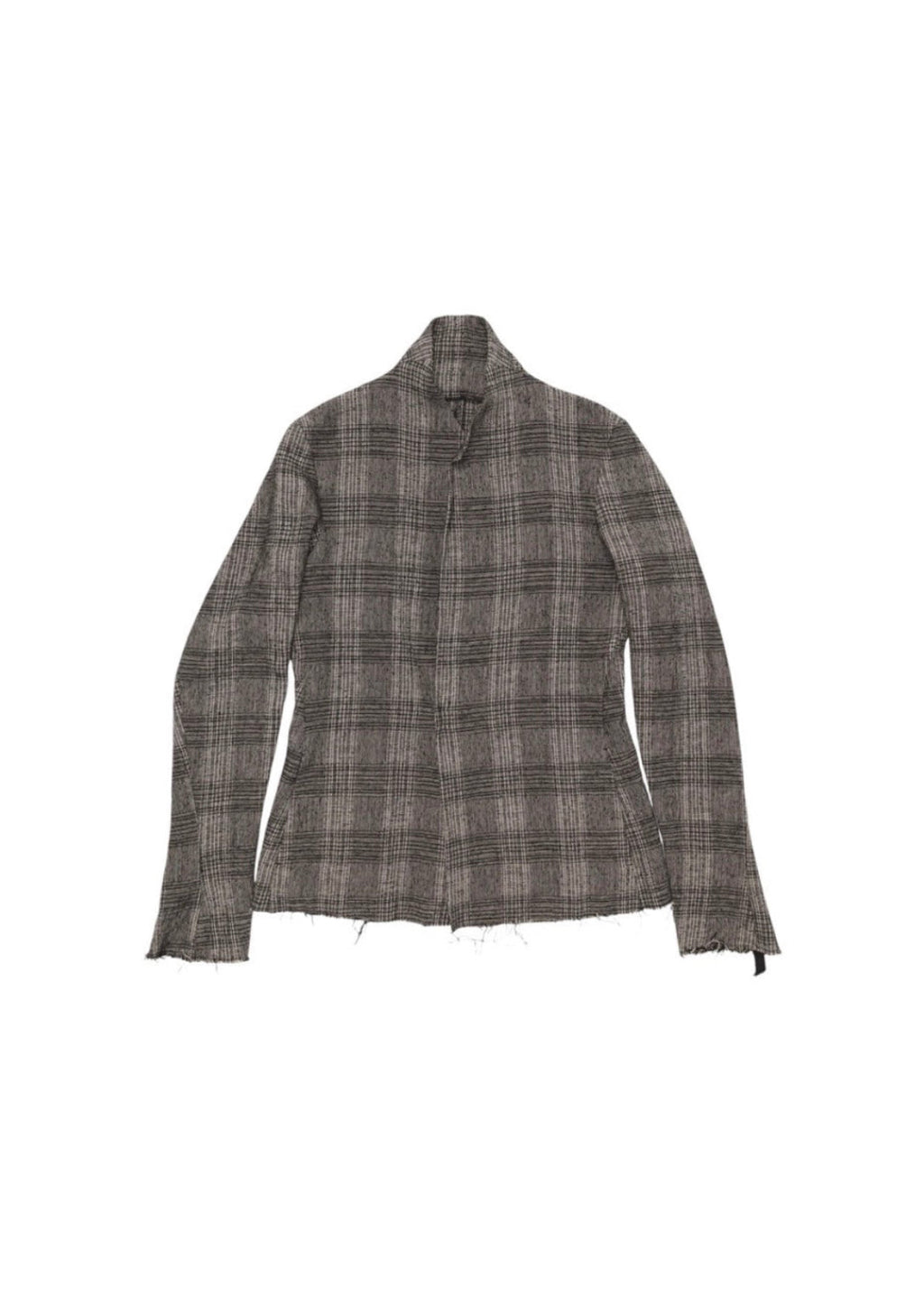 M.A + CHECK LINEN JACKET