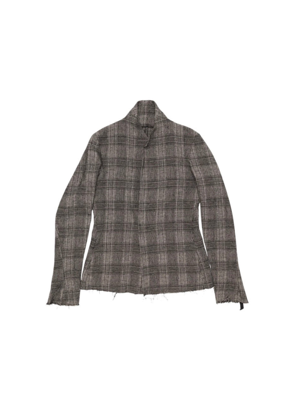 M.A + CHECK LINEN JACKET