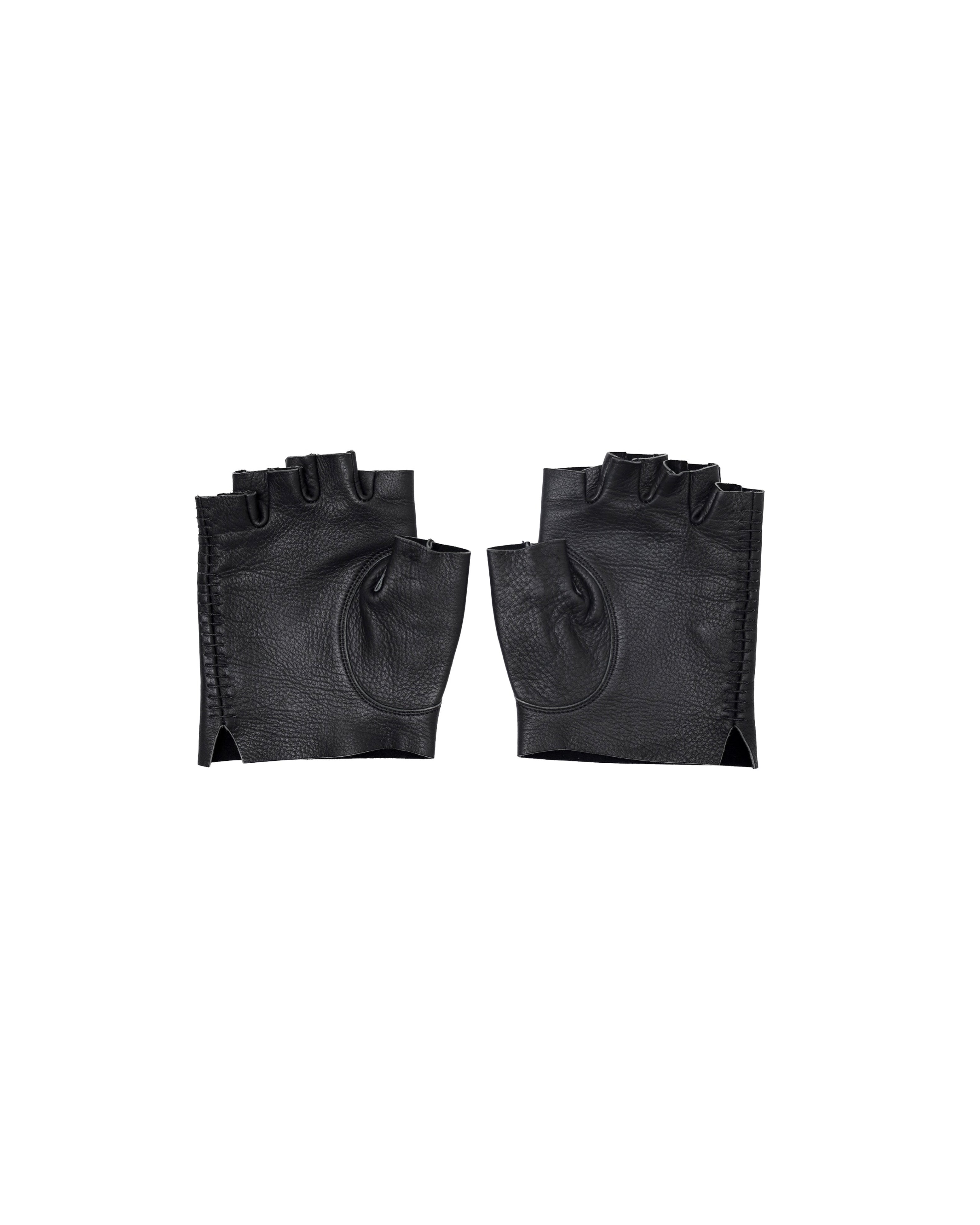 ATTACHIMENT LEATHER FINGERLESS GLOVES