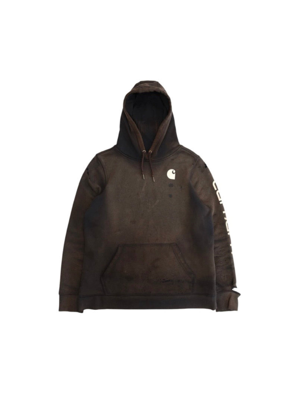 USED CARHARTT DAMAGED SWEAT HOODIE