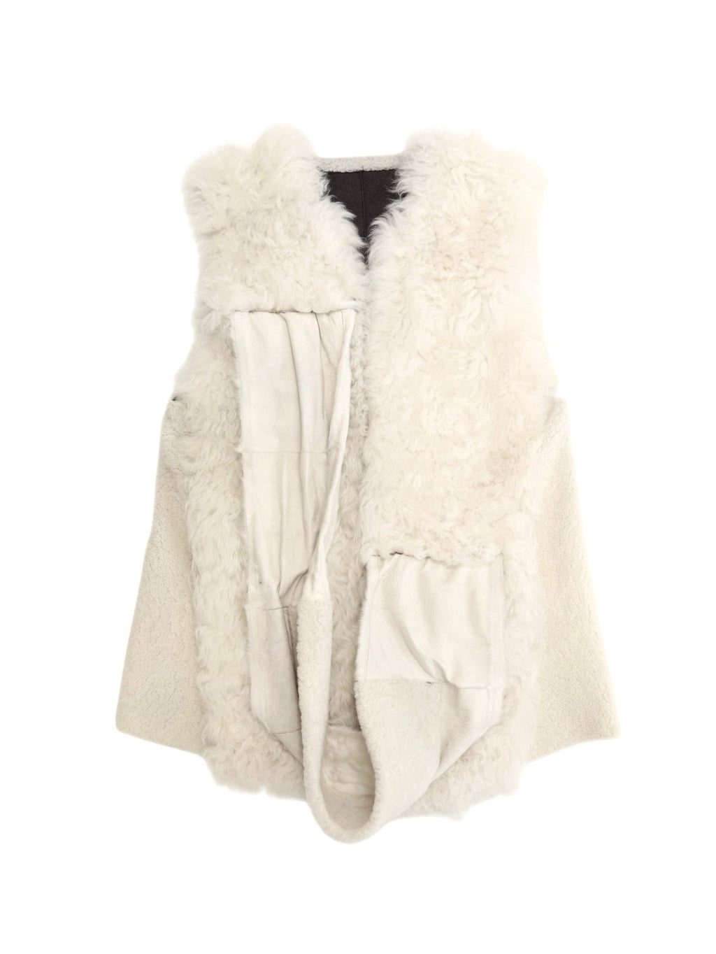 ANN DEMEULEMEESTER SHEEP SKIN FUR VEST