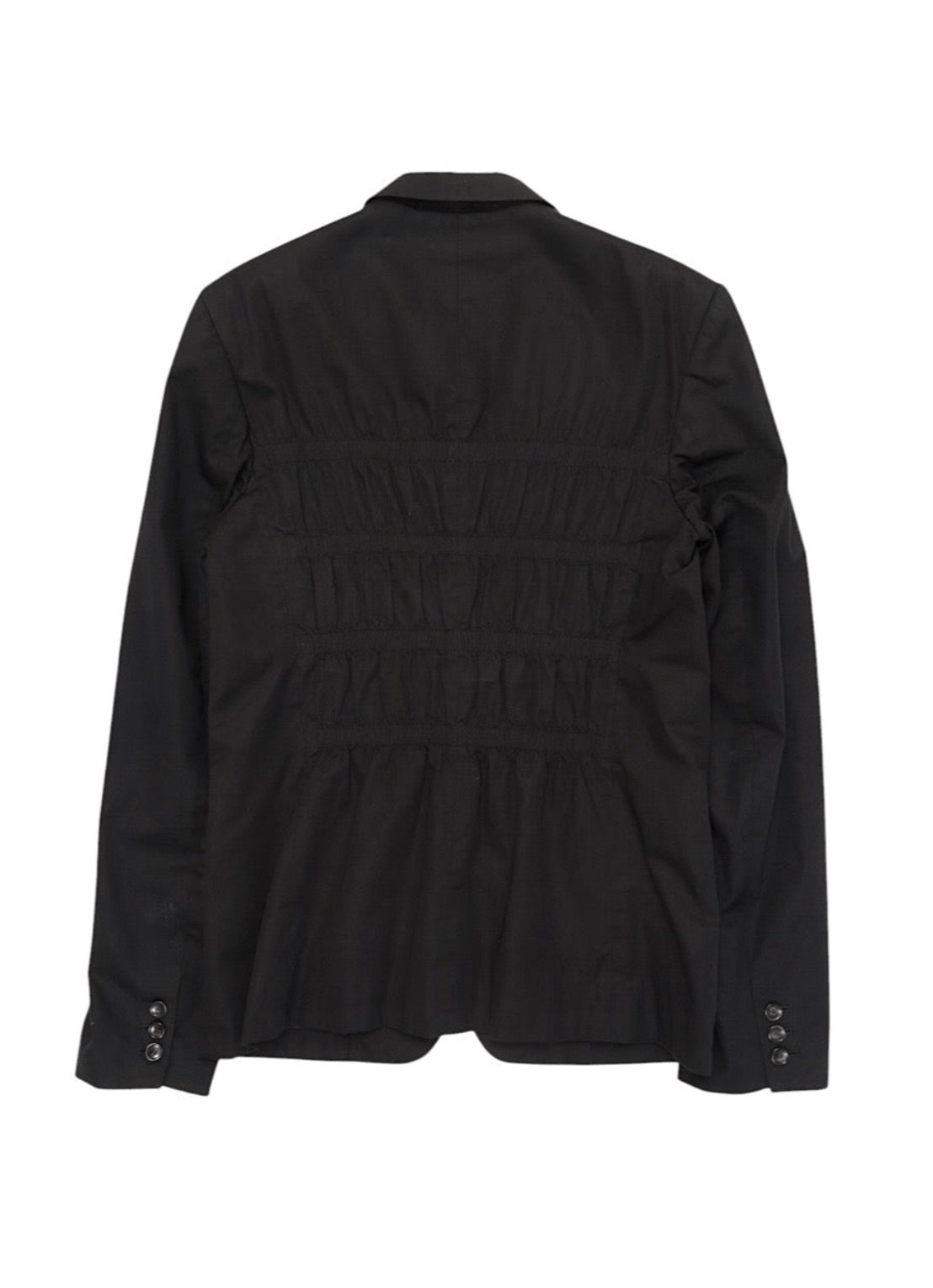 2008SS RAF SIMONS GATHERED BACK BLAZER