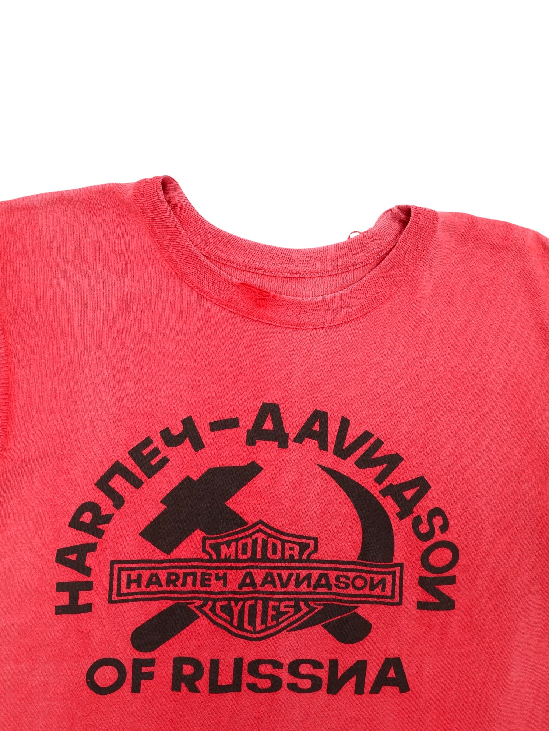 1970s  HARLEY DAVIDSON DAMAGED T-SHIRTS