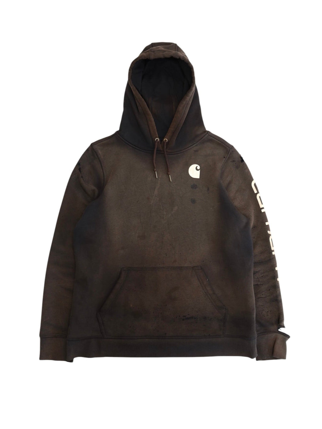 USED CARHARTT DAMAGED SWEAT HOODIE