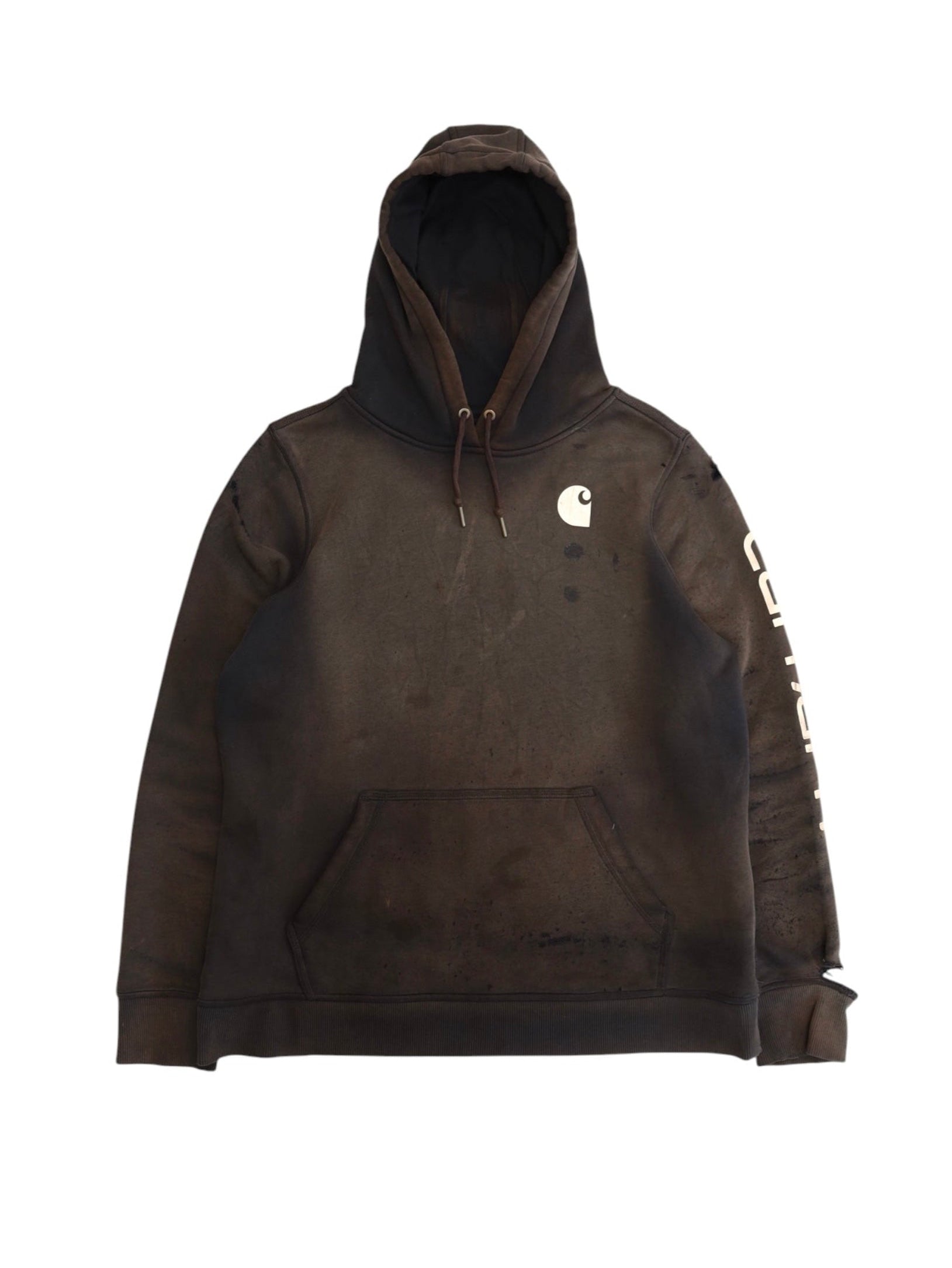 USED CARHARTT DAMAGED SWEAT HOODIE
