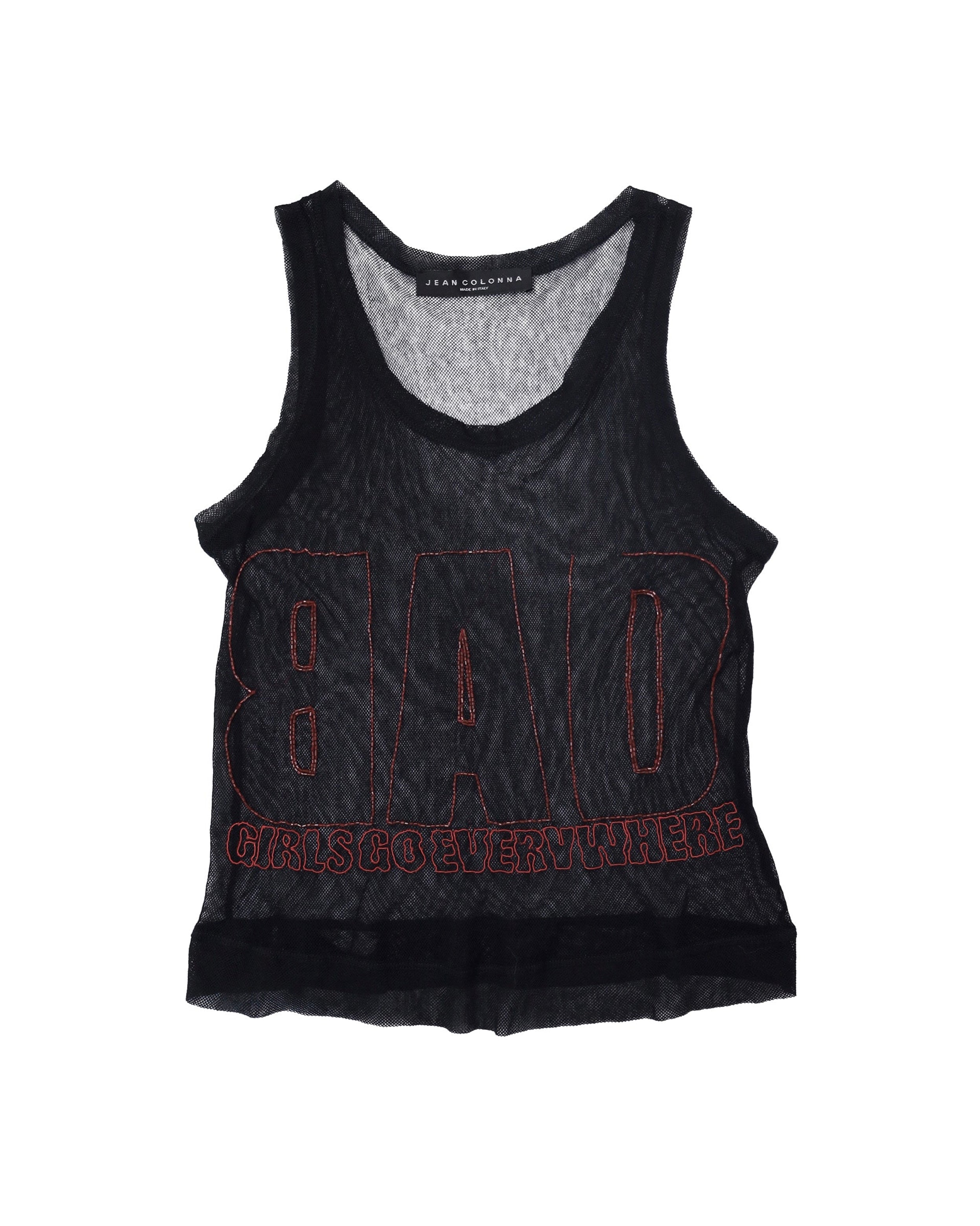 JEAN COLONNA "BAD" MESH CAMISOLE