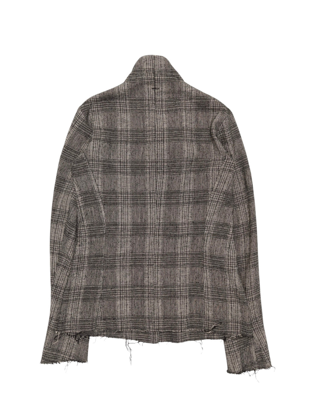 M.A + CHECK LINEN JACKET