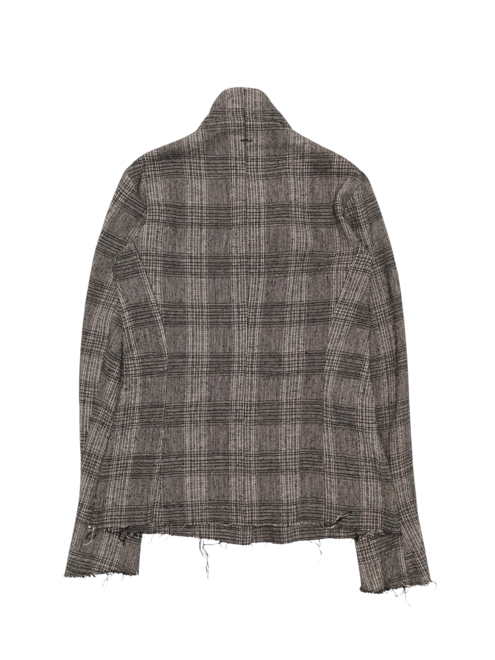 M.A + CHECK LINEN JACKET