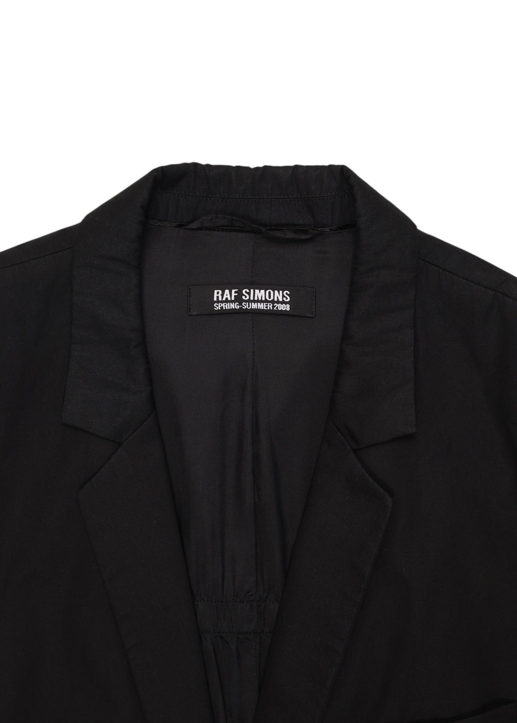 2008SS RAF SIMONS GATHERED BACK BLAZER