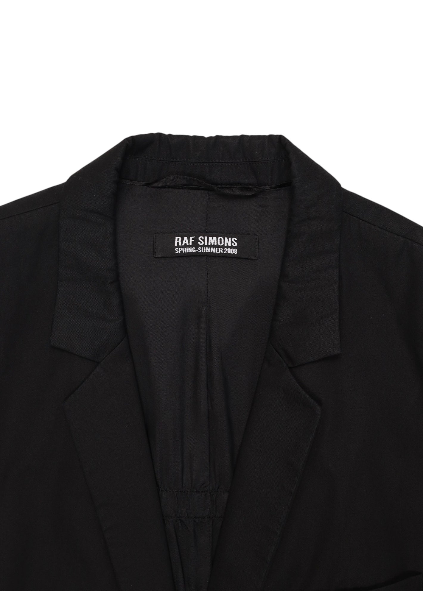 2008SS RAF SIMONS GATHERED BACK BLAZER