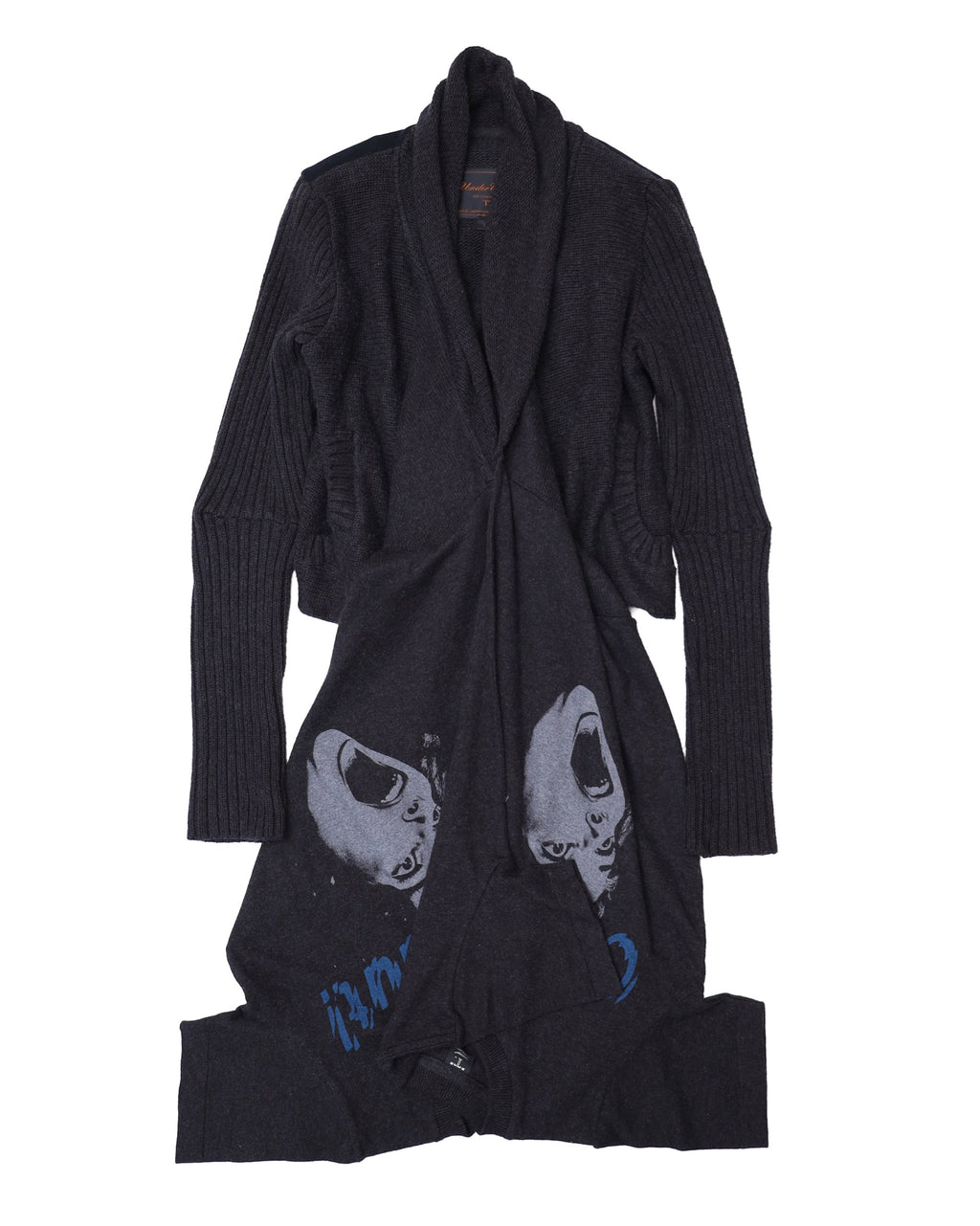 2006ss UNDERCOVER "T" T-SHIRTS DOCKING CARDIGAN