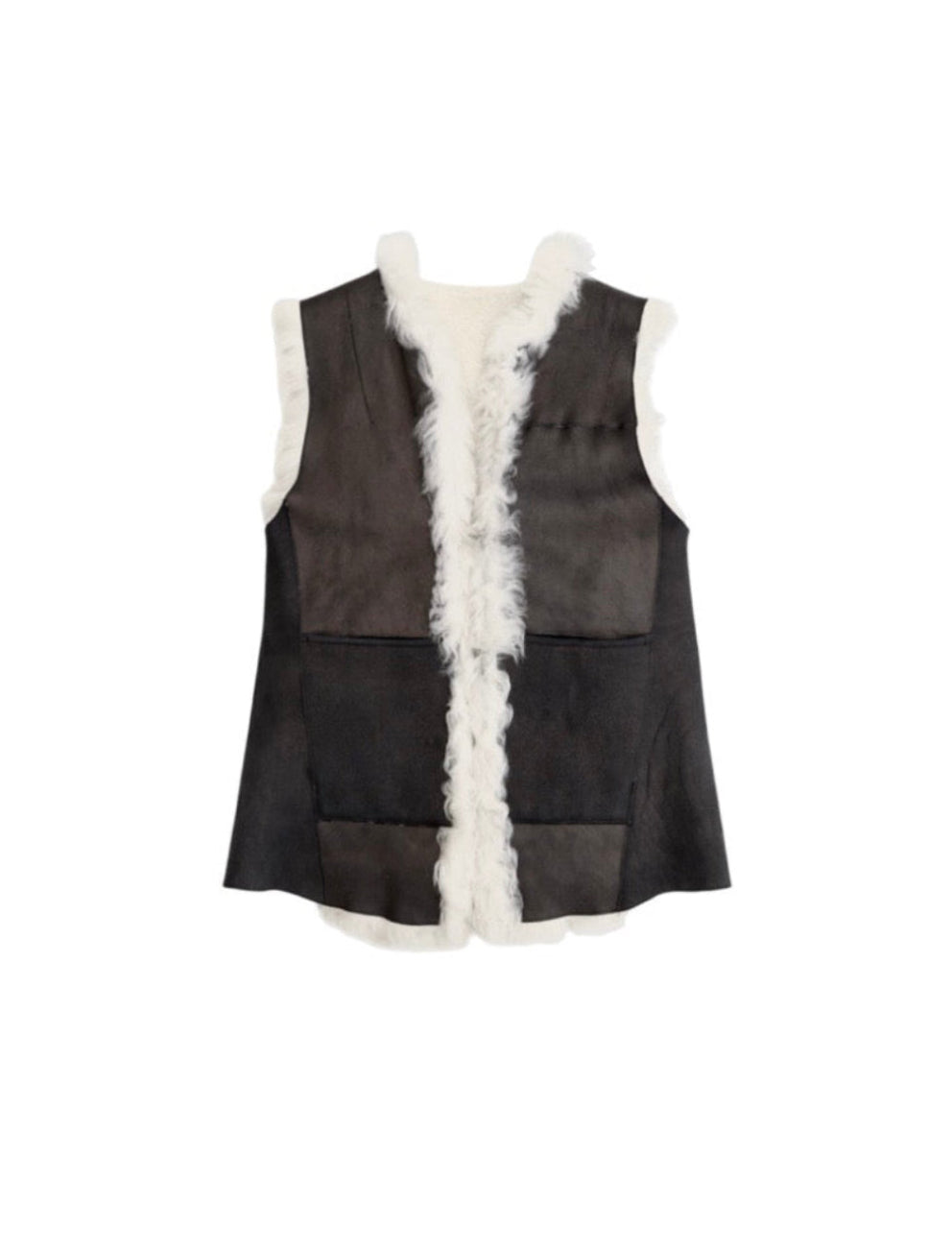 ANN DEMEULEMEESTER SHEEP SKIN FUR VEST