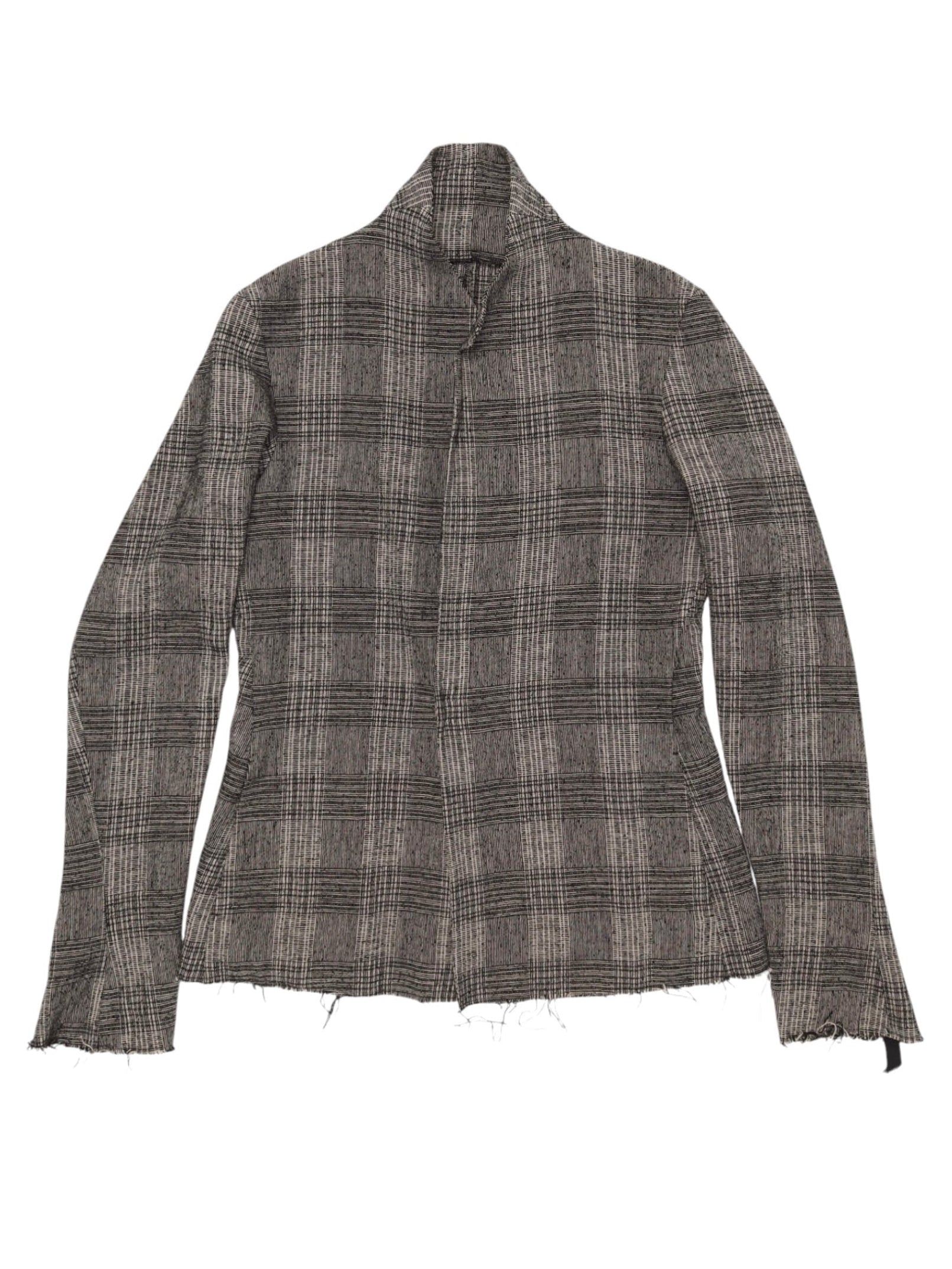 M.A + CHECK LINEN JACKET