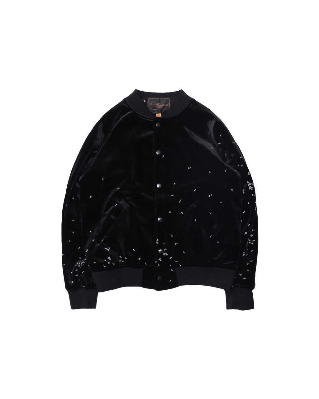 2002aw UNDERCOVER "WITCH CELL" CROSS VELOURS BLOUSON