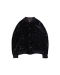 2002aw UNDERCOVER "WITCH CELL" CROSS VELOURS BLOUSON