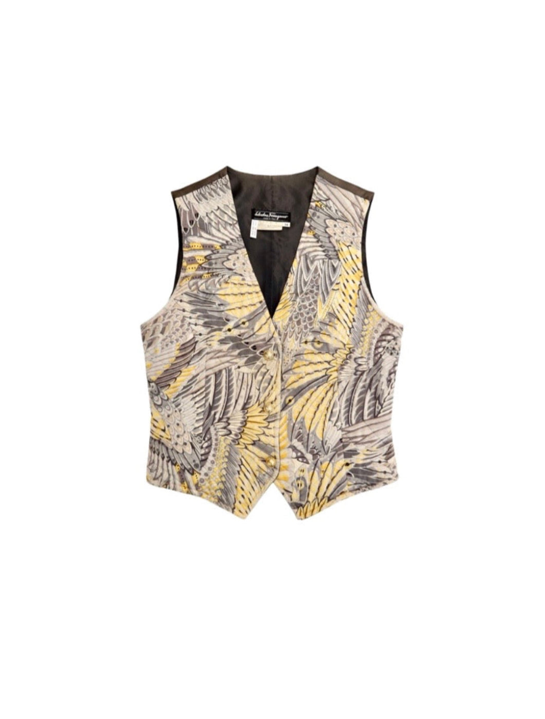 SALVATORE FERRAGAMO SILK VEST