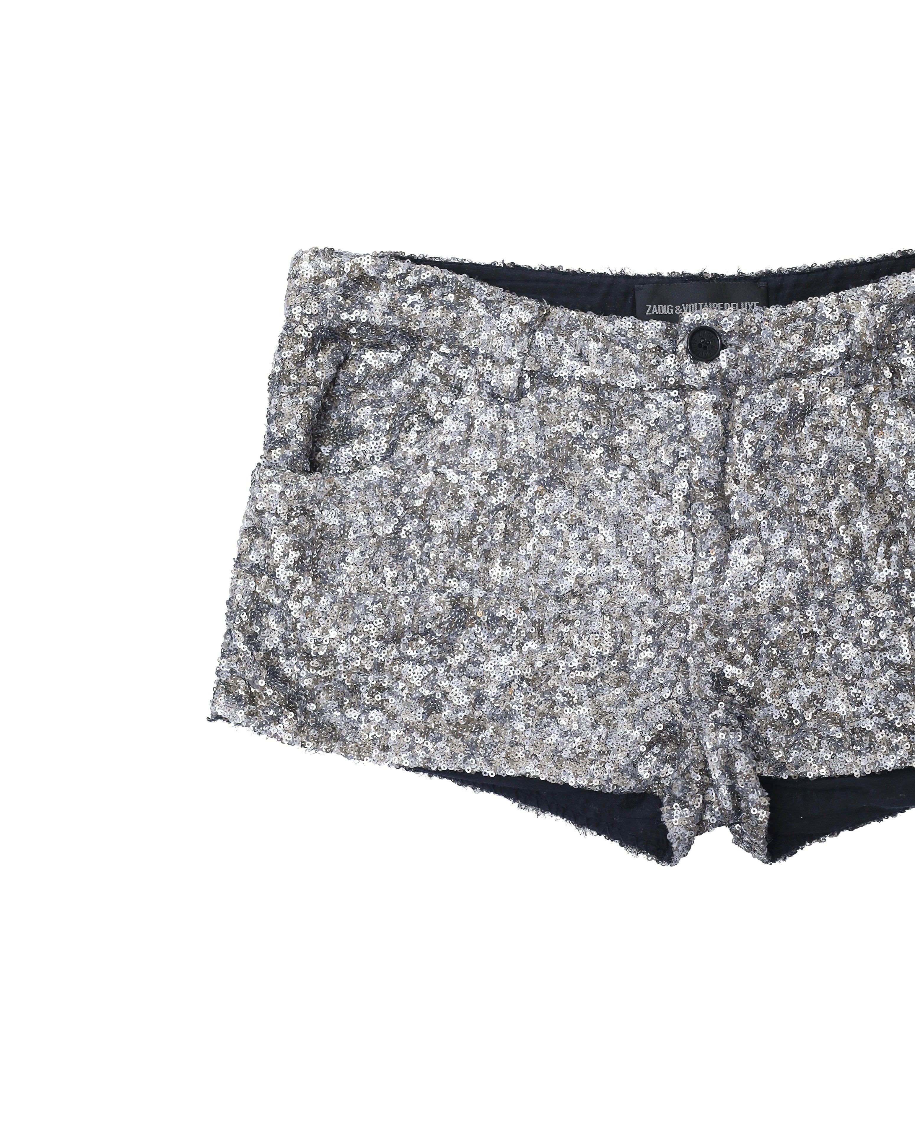 ZADIG&VOLTAIRE DELUX SEQUINS SHORTS